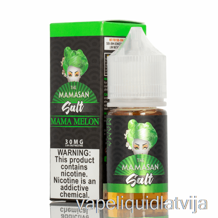 Mama Melon - Mamasan Sāls - 30ml 30mg Vape šķidrums